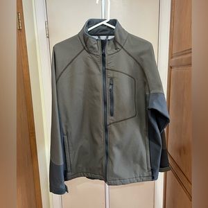 Cabelas Windshear Green Gray Mens Winter Jacket Coat Size Large